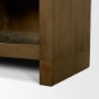 71312 - Suri Mid Brown Wood w/ Glass 4-Door Closed Sideboard