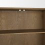 71323 - Hollis Gray-Brown Wood Curio Cabinet