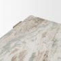 71331-AB - Milos Pink Marble Top w/ Light Brown Oak Wood Coffee Table