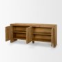 71335 - Notts Brown Wood 4-Door Closed Sideboard