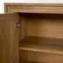 71335 - Notts Brown Wood 4-Door Closed Sideboard