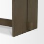 71345 - Aida 84" Rectangular Medium Brown Oak Wood Dining Table