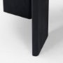 71352-AB - Rumer Black Wood w/ Black Marble Coffee Table