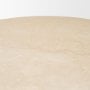 71356-AB - Sorrano 59" Botticino Marble Round w/ Fluted Base Dining Table