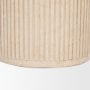 71356-AB - Sorrano 59" Botticino Marble Round w/ Fluted Base Dining Table