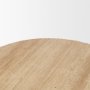 71359 - Elara Ribbed Oblong Travertine Coffee Table