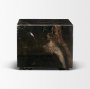 71362 - Quadra 20" Solid Cappuccino Marble Square Coffee Table