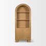 71380 - Hawthorne Solid Oak Wood w/ Glass Curio Cabinet