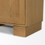 71380 - Hawthorne Solid Oak Wood w/ Glass Curio Cabinet