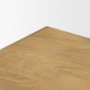 71381 - Valterra Light Brown Wood w/ Travertine 6 Door Media Console