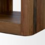 71385 - Dunmore Solid Wood Rectangular Open Shelf Side Table