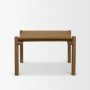 71386 - Riven Oak Wood Square Side Table