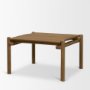 71386 - Riven Oak Wood Square Side Table