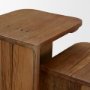 71406 - Lucan Mid-Dark Brown Reclaimed Wood Side Tables