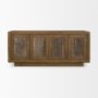 71410 - Valterra Dark Brown Wood w/ Cappuccino Marble 4 Door Sideboard