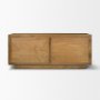 71410 - Valterra Dark Brown Wood w/ Cappuccino Marble 4 Door Sideboard