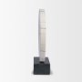 71475 - Orin White Marble Round Disc Decorative Object