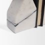71476 - Shadow White & Black Marble Bookends