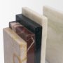 71478 - Corte Mixed Marble Stacked Bookends