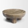 71482 - Vasca Gray Marble Decorative Pedestal Bowl