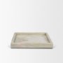 71486 - Stratus Gray Marble Square Decorative Tray
