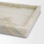 71486 - Stratus Gray Marble Square Decorative Tray
