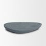 71488 - Tria Rounded Triangular Grey Marble Decorative Tray
