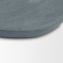71488 - Tria Rounded Triangular Grey Marble Decorative Tray