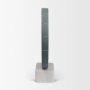71489 - Orin Gray Marble Round Disc Decorative Object