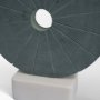 71489 - Orin Gray Marble Round Disc Decorative Object