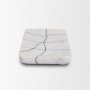 71490 - Tratto Rectangular White Marble Decorative Tray