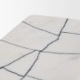 71490 - Tratto Rectangular White Marble Decorative Tray