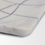 71490 - Tratto Rectangular White Marble Decorative Tray
