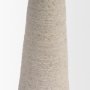 71492 - Cono Off-White Marble Cone Shaped Candle Holders (Set of 2)