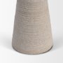 71492 - Cono Off-White Marble Cone Shaped Candle Holders (Set of 2)
