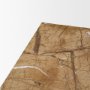 71205 - Matteo Solid Rainforest Rust Marble Rectangular Coffee Table