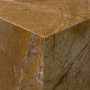 71206 - Matteo Solid Rainforest Rust Marble Square Side Table