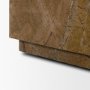 71206 - Matteo Solid Rainforest Rust Marble Square Side Table