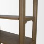 71326-AB - Alden Medium Brown Wood Open Shelving Unit