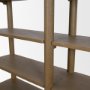 71326-AB - Alden Medium Brown Wood Open Shelving Unit