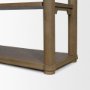 71326-AB - Alden Medium Brown Wood Open Shelving Unit