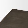 71338 - Cinder Distressed Dark Brown Wood Reeded 4-Door Closed Sideboard