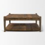 71387 - Ashwick Dark Brown Reclaimed Wood Square Coffee Table