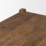 71387 - Ashwick Dark Brown Reclaimed Wood Square Coffee Table