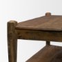 71387 - Ashwick Dark Brown Reclaimed Wood Square Coffee Table