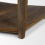 71387 - Ashwick Dark Brown Reclaimed Wood Square Coffee Table