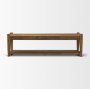 71388 - Ashwick Dark Brown Reclaimed Wood Bench