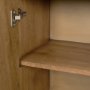 71393 - Alcott Brown Wood 4 Door Closed Sideboard