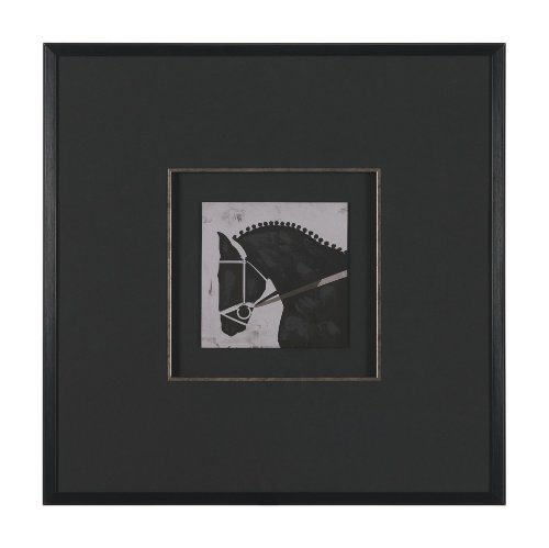 16169 - Steed 1 by Mercana Studio Hand-Embellished Framed Artwork Matted under Glass