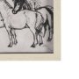 16172 - Pony Sketches II by Mercana Studio Hand-Embellished Framed Artwork Matted under Glass
